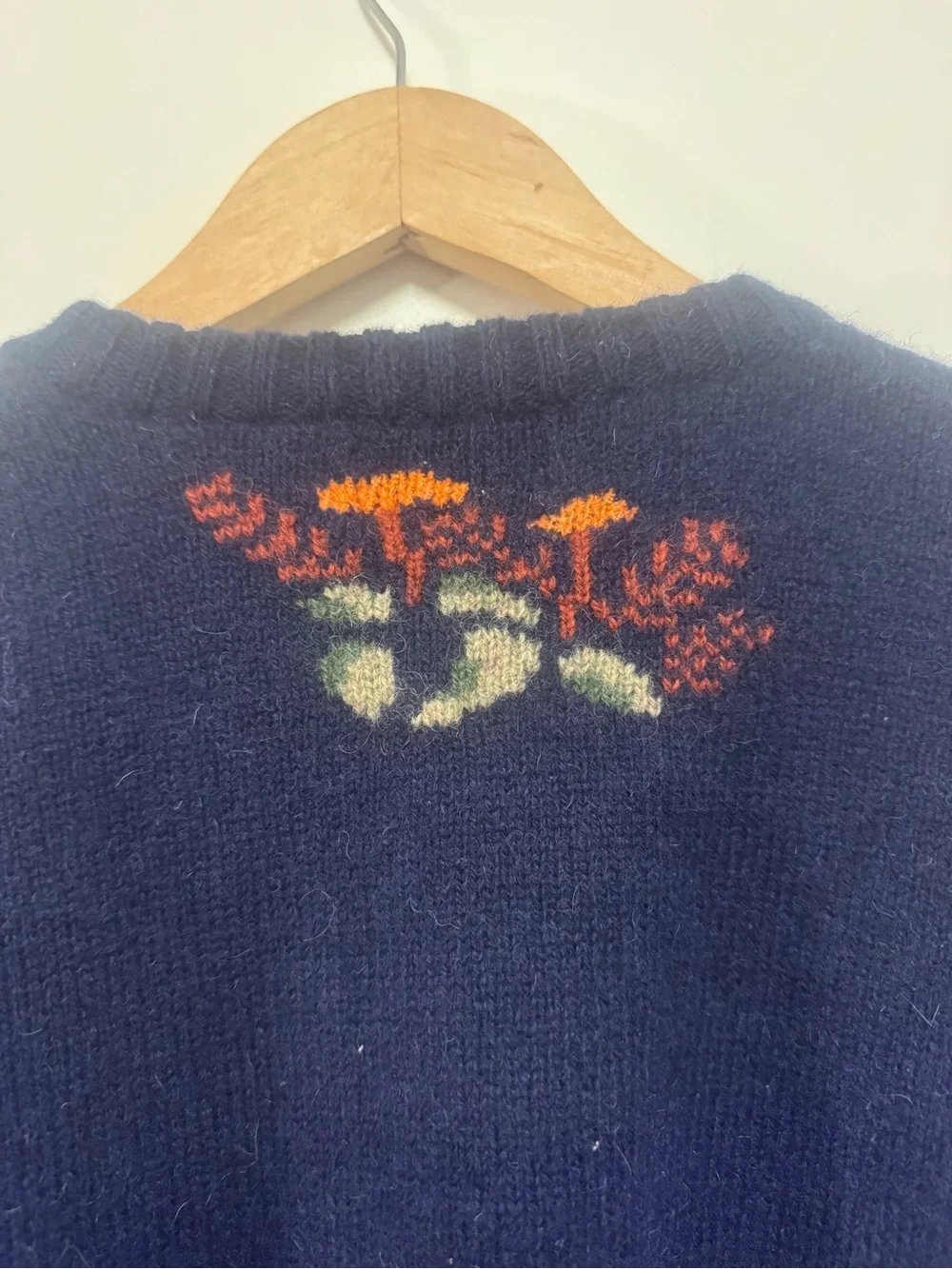 Vintage 90s Northern Treasures Woodland Animal Cardigan Wool Sweater M
